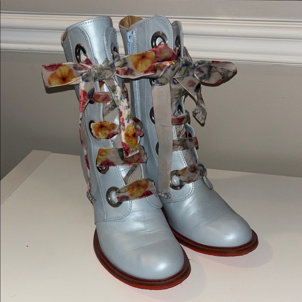 Fluevog Gladstones Blue